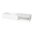 Best Design Just Solid Wastafel Enkel 120x42x20 cm zonder kraangaten Wit Mat Solid Surface