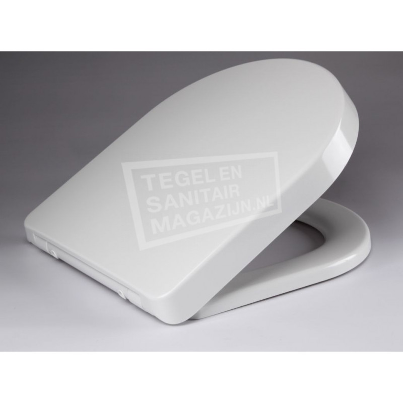 DeeLine toiletzitting + deksel one-touch wit DeeLine toiletzitting + deksel one-touch wit