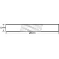 Chroom muurbuis recht buigbaar 32mm