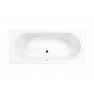 Best Design Schuit inbouwbad (180x80x43 cm) Duobad Acryl Wit