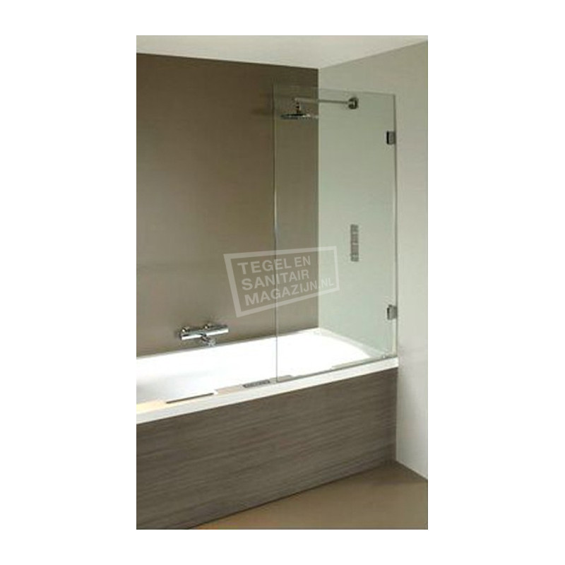 Riho Scandic M107 (90x150 cm) 8 mm Profielloos 1 delig Helder glas Links