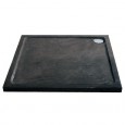 Sanilux Vierkant (100x100x4 cm) Douchebak Natuursteen Antraciet