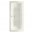 Beterbad/Xenz Society (170x75x50cm) Duobad inbouw 275L Acryl Edelweiss mat