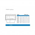 Beterbad/Xenz Society (180x80x50cm) Duobad inbouw 290L Edelweiss mat