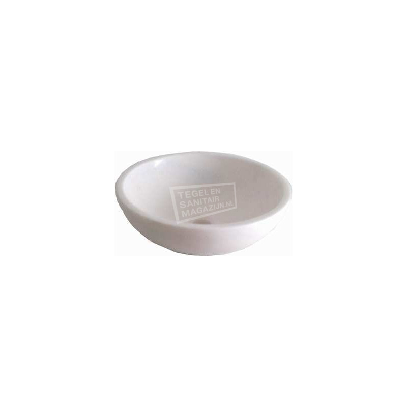 Sanilux Natuurstenen (35x35x12cm) Waskom Wit Rond Sanilux Natuurstenen (35x35x12cm) Waskom Wit Rond