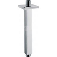 Luxe douche-arm vierkant plafondbevestiging 20cm chroom