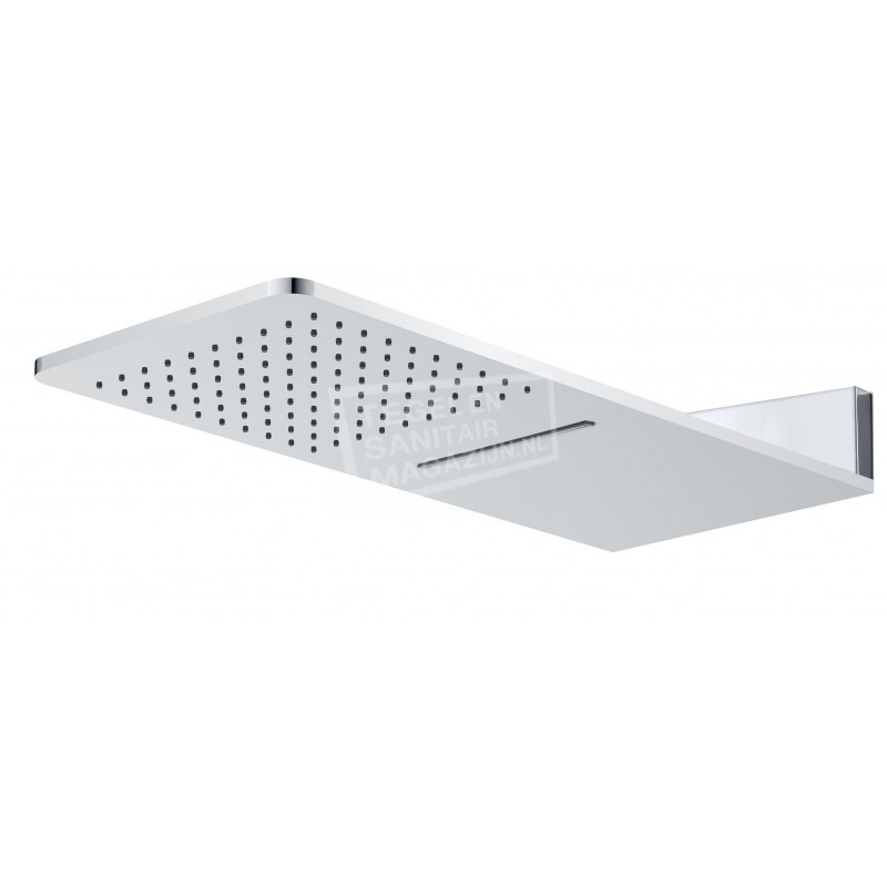 Luxe vierkante wand-hoofddouche+waterval 600x25 Luxe vierkante wand-hoofddouche+waterval 600x25
