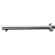 Luxe douche-arm rond muurbev. 45cm chroom