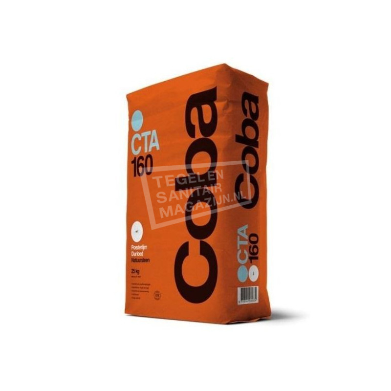 Coba CTA 160 poederlijm Natuursteen 25 kg Coba CTA 160 poederlijm Natuursteen 25 kg