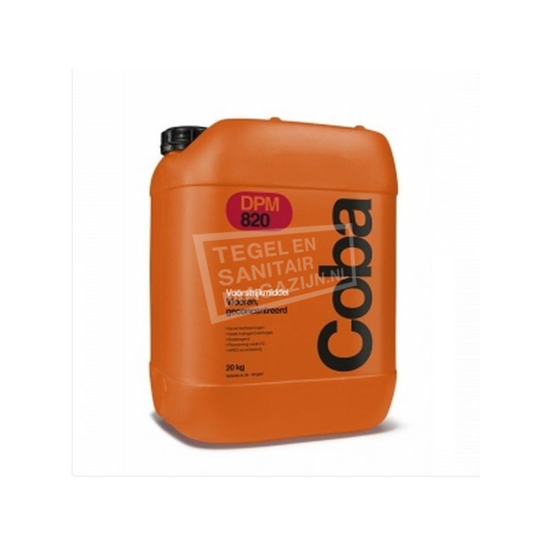 Coba DPM 820 voorstrijkmiddel Vloeren, geconcentreerd 5 KG Coba DPM 820 voorstrijkmiddel Vloeren, geconcentreerd 5 KG