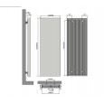 Vasco Vertline-VG verticale radiator (508x1820) 1489 Watt Verkeerswit