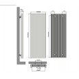 Vasco Vertline-VG verticale radiator (508x2020) 1606 Watt Verkeerswit