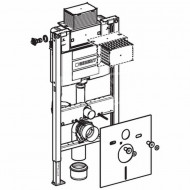 Inbouwreservoir Geberit Duofix Omega (50x98x14) met geluidsisolatieset front planchetbediend