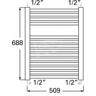 Plieger Palermo Chroom handdoekradiator (550x688) 244 Watt