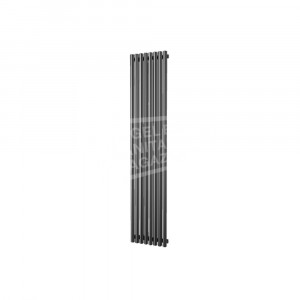 Plieger Inox Melody verticale radiator (370x1800) 861 Watt Inox