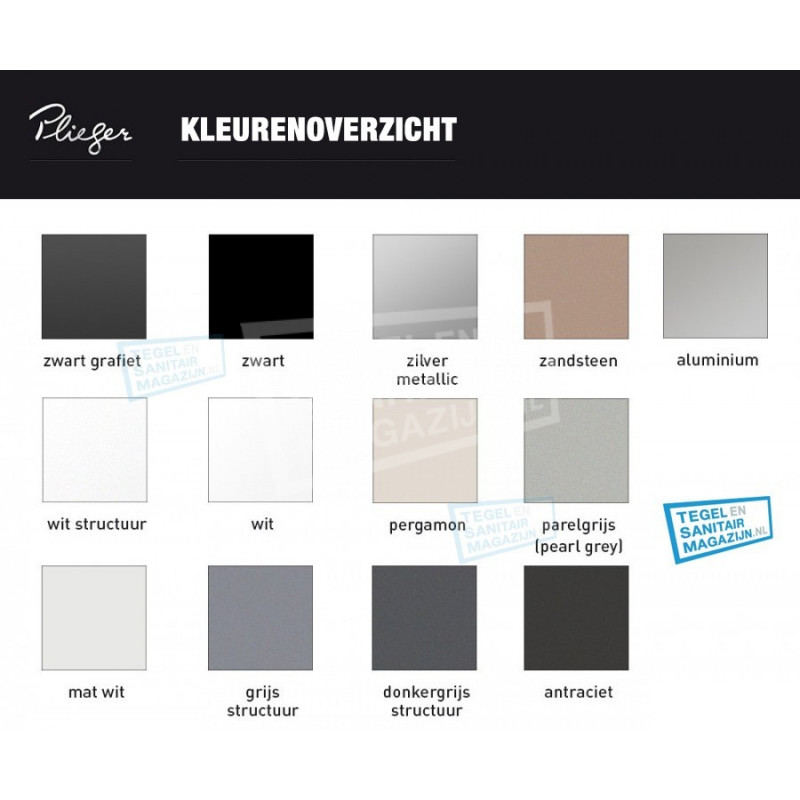 Plieger Palmyra handdoekradiator (600x1175) 681 Watt Wit - TSM