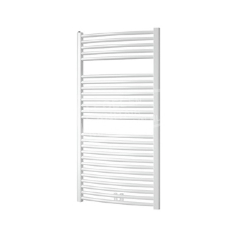 Plieger Palmyra Gebogen handdoekradiator (600x1175) 689 Watt Wit Plieger Palmyra Gebogen handdoekradiator (600x1175) 689 Watt Wit