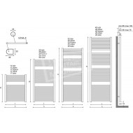 Wiesbaden Elara handdoekradiator (600x1185) 622 Watt Chroom