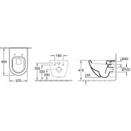 Villeroy & Boch Subway - Diepspoel (37,5x41x56,5)