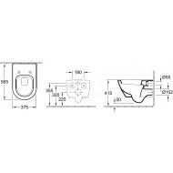 Villeroy & Boch Subway 2.0 - Diepspoel (37,5x41x56,5)