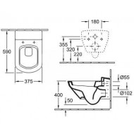 Villeroy & Boch Sentique  - Diepspoel (37,5x40x59)