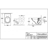 Villeroy & Boch O.Novo - Diepspoel (36x40x56)