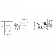 Villeroy & Boch O.Novo - Diepspoel (36x40x56)