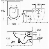 Villeroy & Boch Omnia Architectura - Diepspoel (37x42x56)