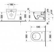 Duravit Starck 3 - Vlakspoel (36x40x54)