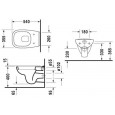 Duravit  D-Code - Diepspoel (35,5x40x54)