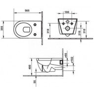 Duravit Starck 2 - Diepspoel (35,5x40x56)