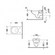 Duravit Happy D - Diepspoel (36x40x54)
