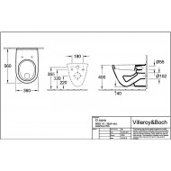 Villeroy & Boch O.Novo - Vlakspoel (36x40x56)