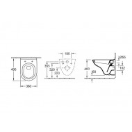 Villeroy & Boch O.Novo Compact C+ - Diepspoel (36x40x49)