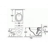 Villeroy & Boch O.Novo C+ - Diepspoel (36x40x56)