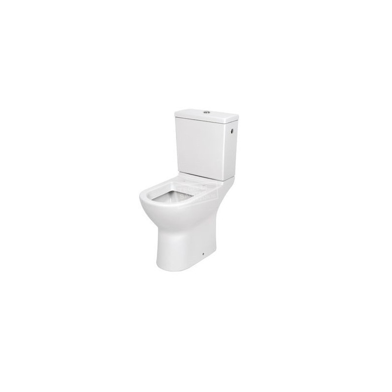 Plieger Plus Combinatie Diepspoel Verhoogd (+8 Cm) Wit (39x90x65) (incl. Reservoir Dualflush en afvoermateriaal)