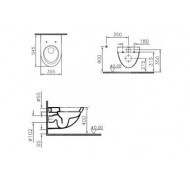 Plieger Edge Wandcloset PACK Wit (incl. softclose toiletzitting) (36x40x55)