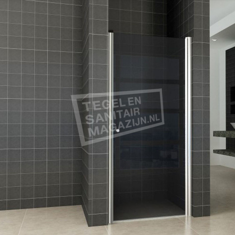 Nisdeur Wiesbaden met profiel Rookglas 90x202cm 8mm Nano coating