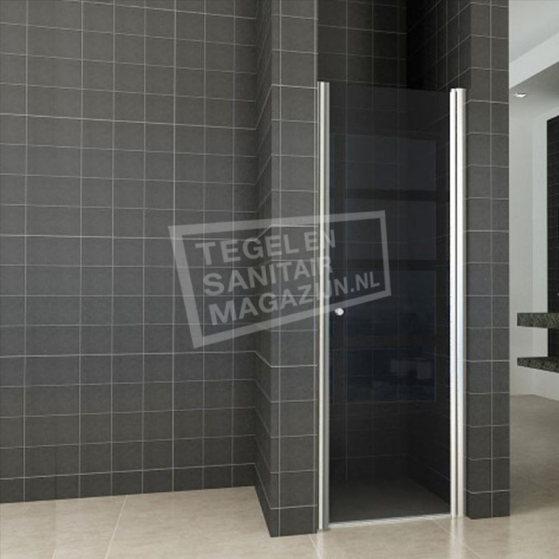 Nisdeur Wiesbaden met profiel Rookglas 70x202cm 8mm Nano coating