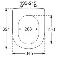 Villeroy & Boch Subway 2.0 softclose toiletzitting wit