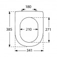 Villeroy & Boch Subway 2.0 toiletzitting wit