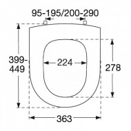 Pressalit Objecta-D toiletzitting wit