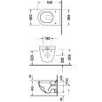 Duravit Starck 3 softclose toiletzitting wit