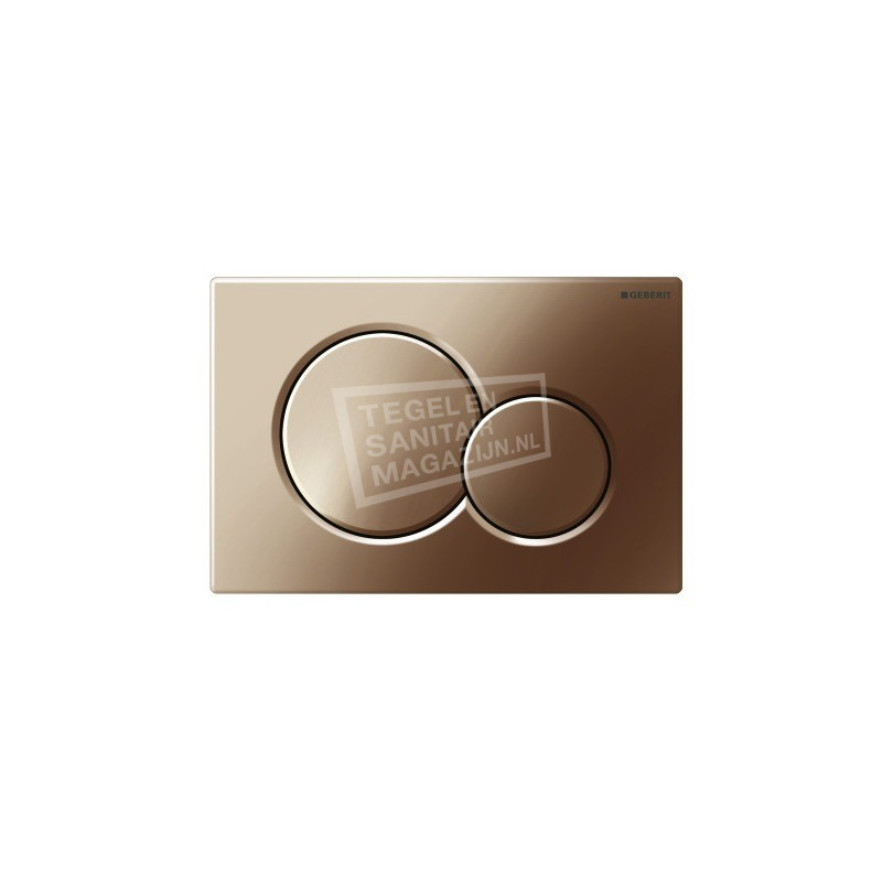 Geberit Sigma 01 bedieningsplaat voor UP300, UP320, UP700 & UP 720 Edelmessing Geberit Sigma 01 bedieningsplaat voor UP300, UP320, UP700 & UP 720 Edelmessing