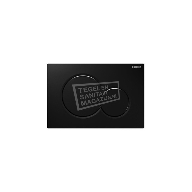 Geberit Sigma 01 bedieningsplaat voor UP300, UP320, UP700 & UP 720 Zwart Geberit Sigma 01 bedieningsplaat voor UP300, UP320, UP700 & UP 720 Zwart
