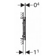 Geberit Sigma 70 bedieningsplaat voor UP700 & UP720 Wit