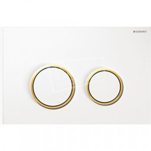 Geberit Omega 20 bedieningsplaat voor Omega Wit-Goud