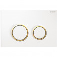 Geberit Omega 20 bedieningsplaat voor Omega Wit-Goud