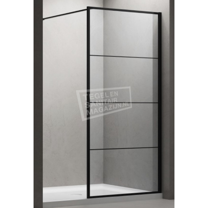 Gradara Triple F Full Framed Black Edition (90x200 cm) met mat zwart frame en 8 mm NANO