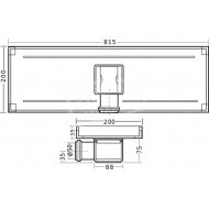 Van den Berg Tile Deluxe 81,5 cm tegelgoot